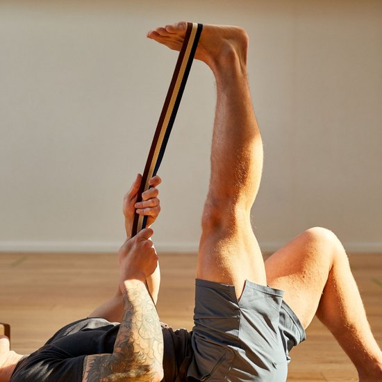 BAHE - Yoga Strap - Verstelbare Yoga Riem - Yoga Gear - Hatha Yoga - Stoffen yogaband van Bahe — afbeelding 4