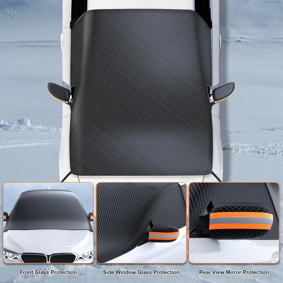 Autoruitbescherming voor Audi Q3 Sportback 2020-2024, ijs- en sneeuwbescherming