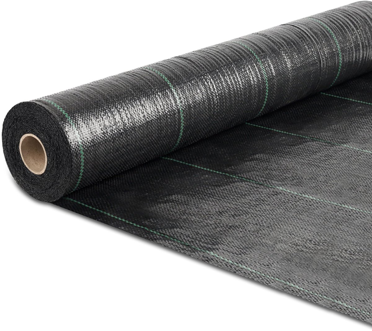 Worteldoek 5 meter lang x 5,25 meter breed totaal 26,25 m2 tegen onkruid sterk en waterdoorlatend 100 grams