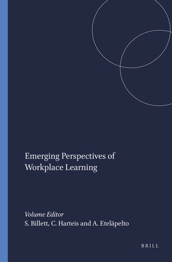 Emerging Perspectives of Workplace Learning - cover