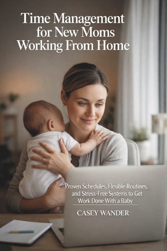 Time Management for New Moms Working From Home - cover