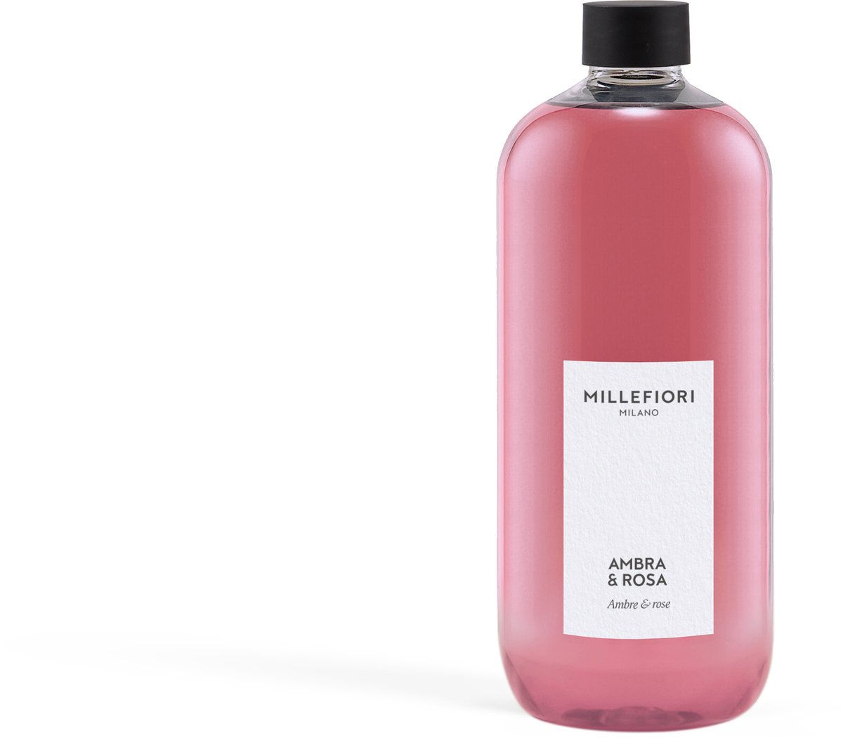 Millefiori Milano Navulling voor Geurstokjes 500 ml - Ambra & Rosa - 9 tot 12 maanden Roze