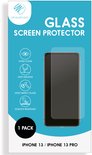 Imoshion Glass Screen Protector verpakking voor iPhone 13/13 Pro met iconen.