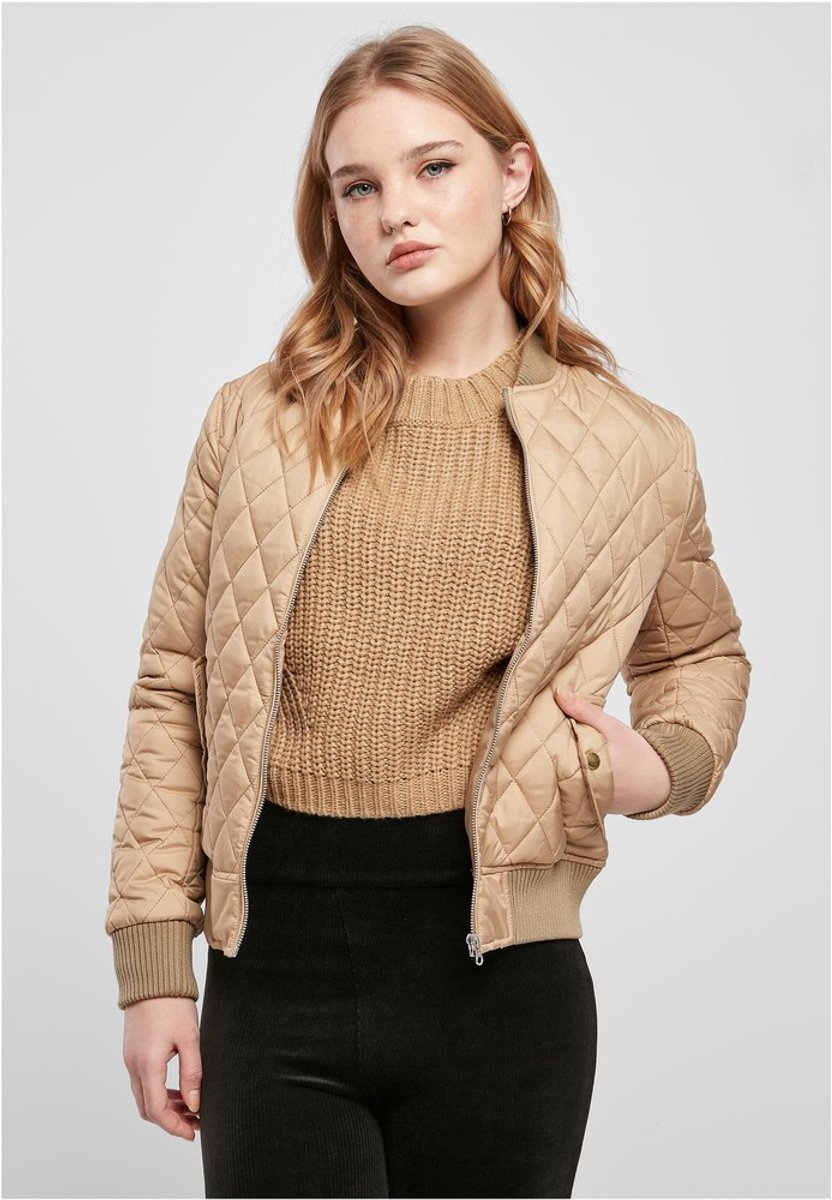 Urban Classics Diamond Quilt Nylon Jacket XXL Beige