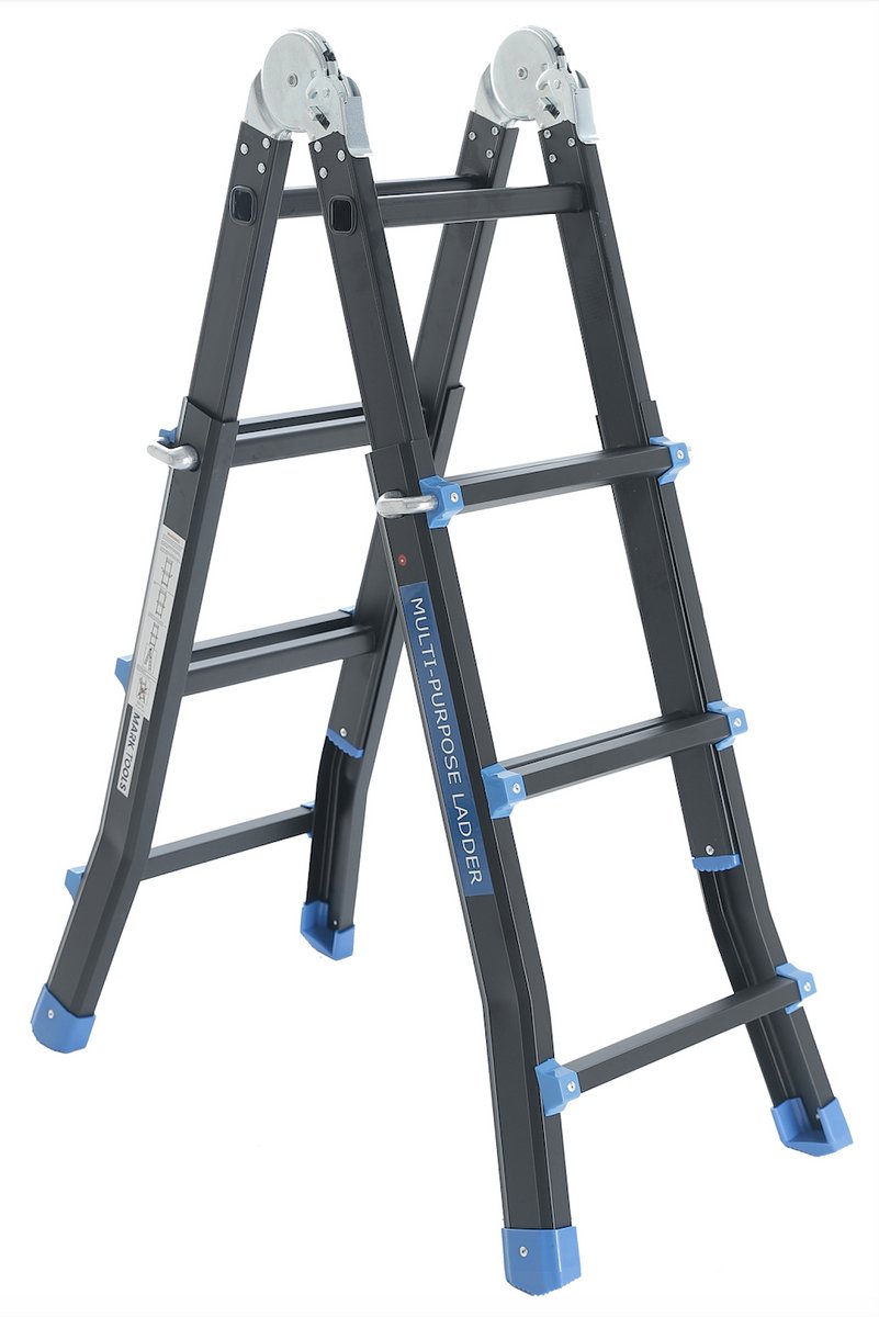MARK TOOLS PRO - Multiladder Uitschuifbare Vouwladder 4x3 - 2,80 meter – foto 5