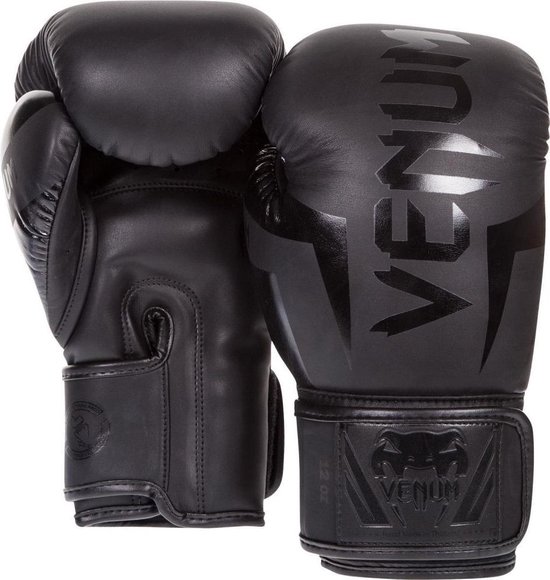 Venum (kick)bokshandschoenen Elite Zwart 12oz