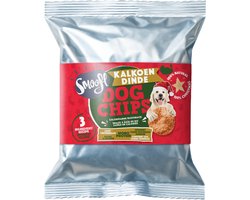 Smoofl Hondensnack Dog Chips Kalkoen 50 gr