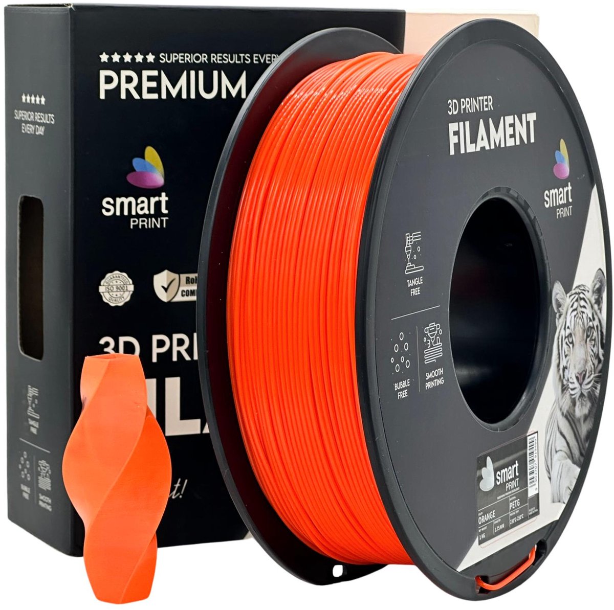 Smart Print PETG Orange 1.75mm 1kg