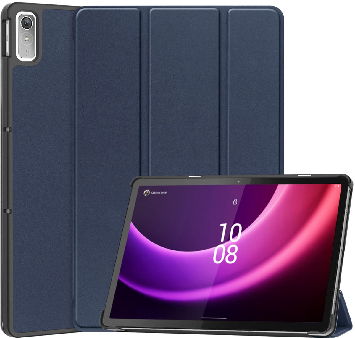 imoshion Tablet Hoes - Geschikt voor Lenovo Tab P11 (2nd gen) - Trifold Bookcase - Donkerblauw