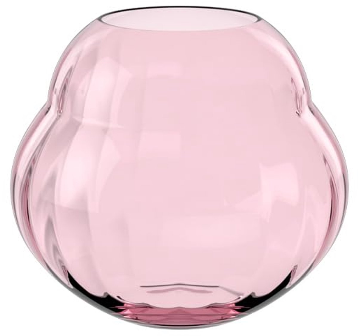 Unyqoos Elegante Roze Kristallen Vaas voor Romantische Interieurdecoratie