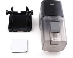 Sander Shop Automatische visvoerautomaat, Eenvoudig Visvoerautomaat, 12/24 uur Aquarium Vissenkom Timer Feeder, Controleerbare Simpele Schildpad voerautomaat, Vakantie Weekend Visvoer Dispenser Feeder(170 ml Capaciteit)