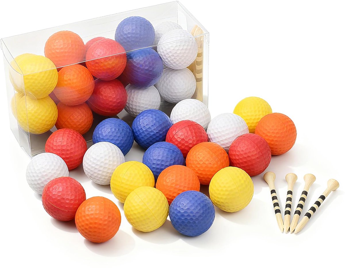 IMPERATORIS® Golf Oefenballen - Airflow Ballen - Geperforeerde Plastic Ballen - Voor Training in Tuin en Binnen - Lichtgewicht - Set van 20 - zachte schuim