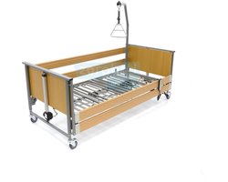 ECOFIT S Beuken Zorgbed 90x200 cm – Hooglaag Bed Gecertificeerd, Met Bedpapagaai & Afstandsbediening