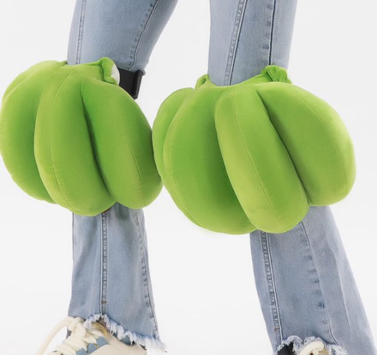 Middelgrote groene banaanvormige knie- en heupsteunen — afbeelding 2