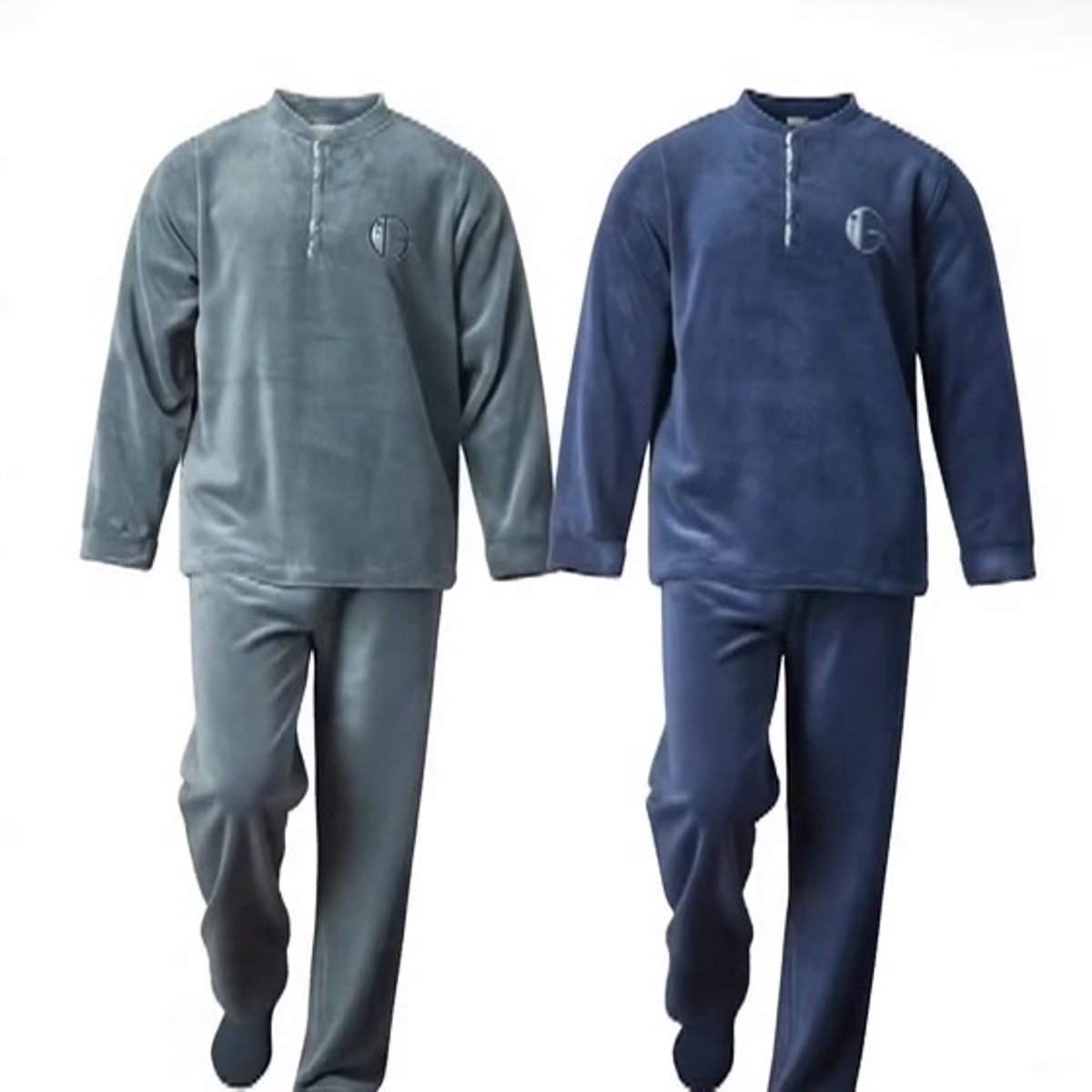 LZPCarra Vrijetijdspak voor heren, huispak voor heren, winter, mannen, herfst, winter, casual, geruit, tweedelig, effen, ronde hals, T-shirt met lange mouwen, zakbroek, set sweatpullover