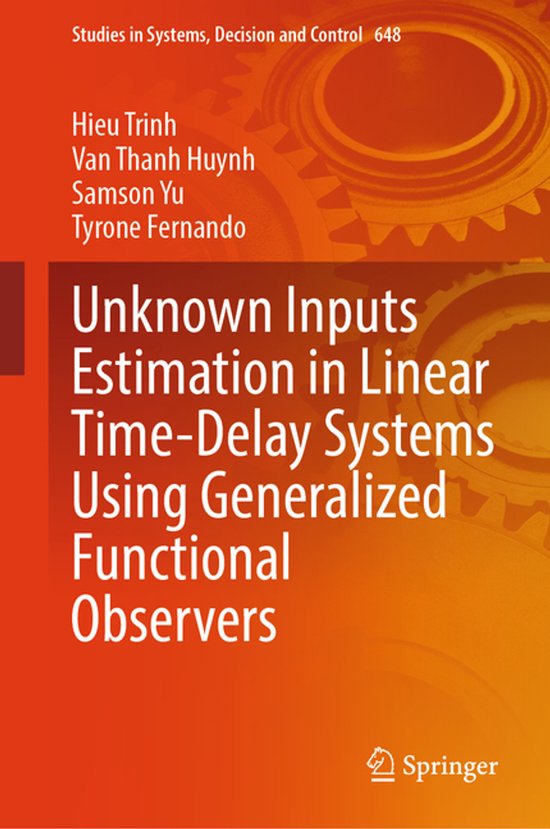 Studies in Systems, Decision and Control648- Unknown Inputs  ... - cover