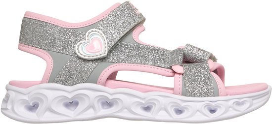 Skechers HEART LIGHTS SANDALS-SUGAR SP Meisjes Sandalen - Zillver