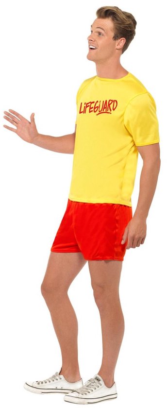 Baywatch Redder Beach Heer Kostuum - Maat M