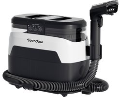Teendow C6 MAX Tapijtreiniger - 12000Pa Zuigkracht -Hoge temperatuur Stoomreiniging - 1250ml Watertank - 950ml Afvalwatertank - 4m Verlengsnoer- Wit