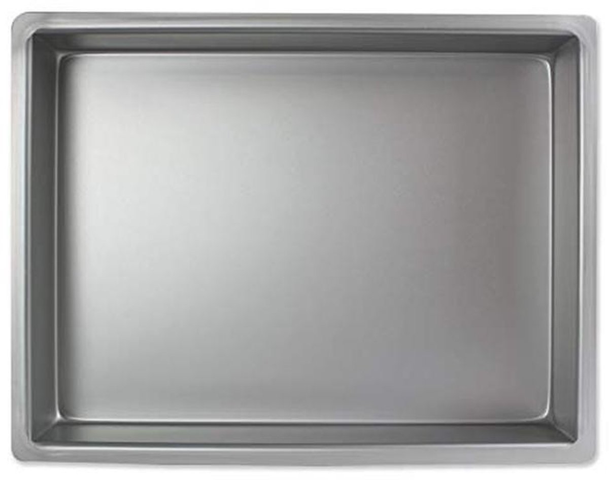 Langwerpige Aluminium Cakevorm 38 x 30 cm - Ideaal Voor Taarten en Broden