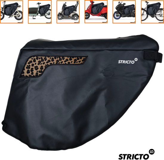 TOP DESIGN - Stricto Easy-On Premium Beenkleed Panter Beige – Fiets, Fatbike, Scooter & Scootmobiel Beenwarmer