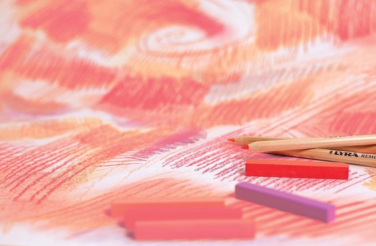 Zachte pastelkrijt set - 12 gesorteerde kleuren in kartonnen etui — afbeelding 4