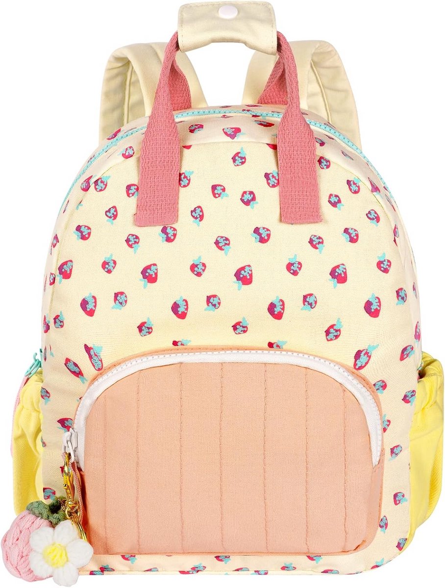 Kinderrugzak voor jongens en meisjes | Mini-rugzak voor kleuters | Kleine rugzak voor peuters | Leuke schooltas | 23 x 9 x 28 cm
