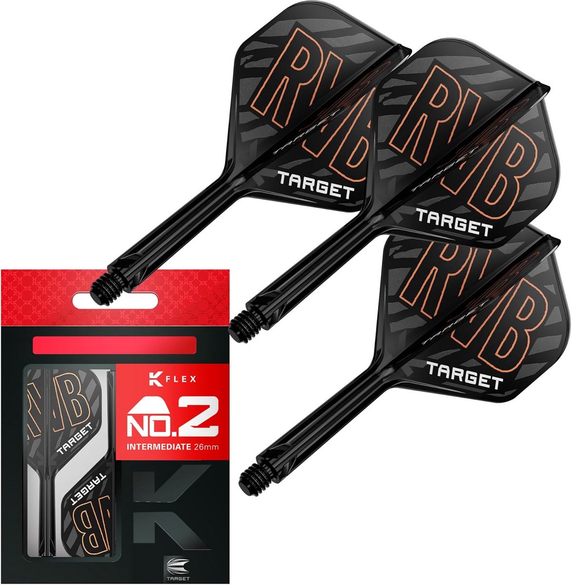 K Flex Flights en Shaft Systeem voor Darten - Set van 3, Ideaal voor Verbetering van jouw Spel
