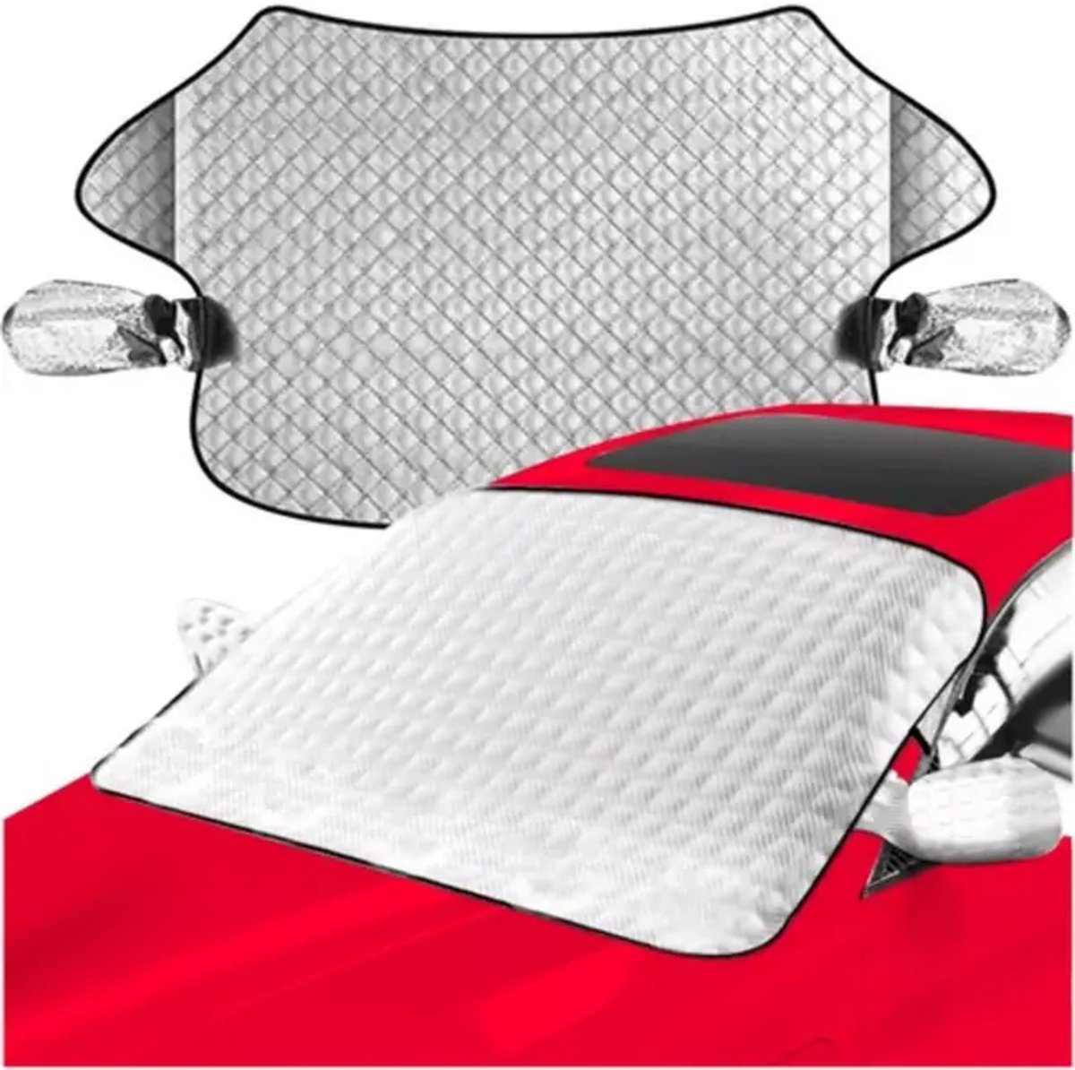 Xtrobb Magnetische Voorruitbeschermer XXL 143×122 cm – Anti-Vorst, IJs & Sneeuw – Waterdicht – Universeel voor Auto, SUV & Bestelwagen – Krabvrije Voorruit Winterhoes
