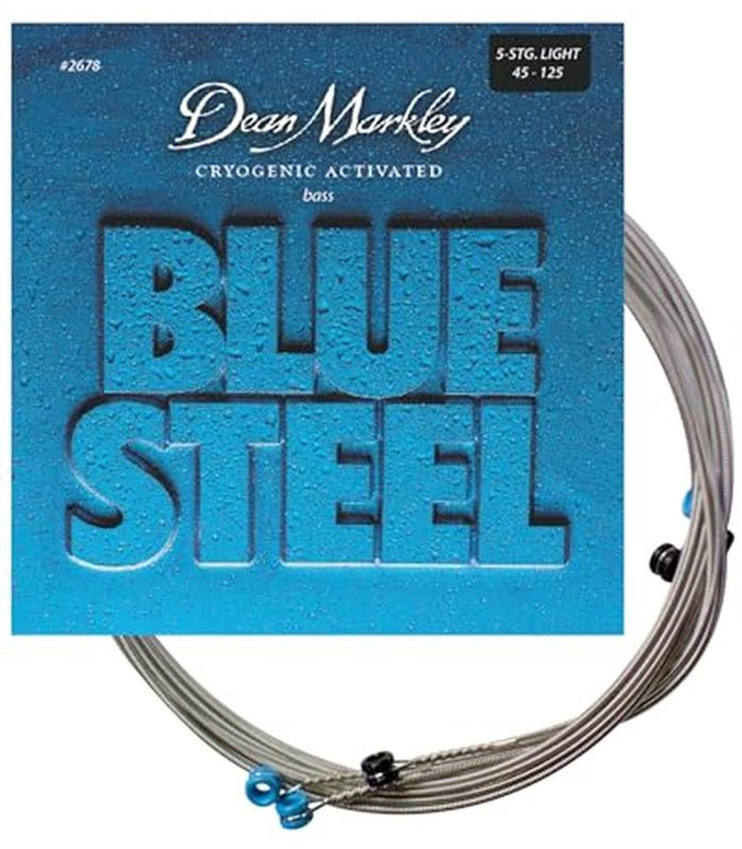 Blue Steel 5 Snaren voor Basgitaren - Sterkte LT .045-.125