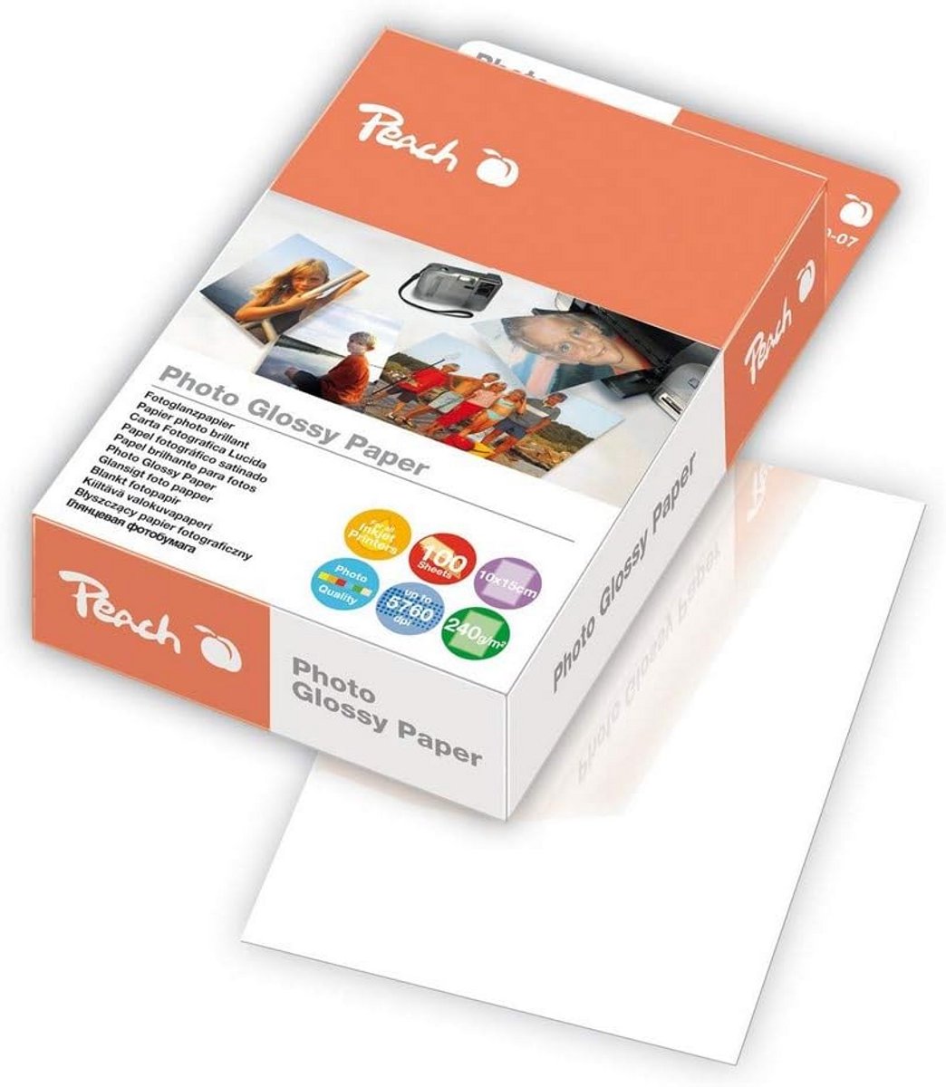 Foto Glossy Papier 10x15 cm, 240 g/m², 100 Vellen