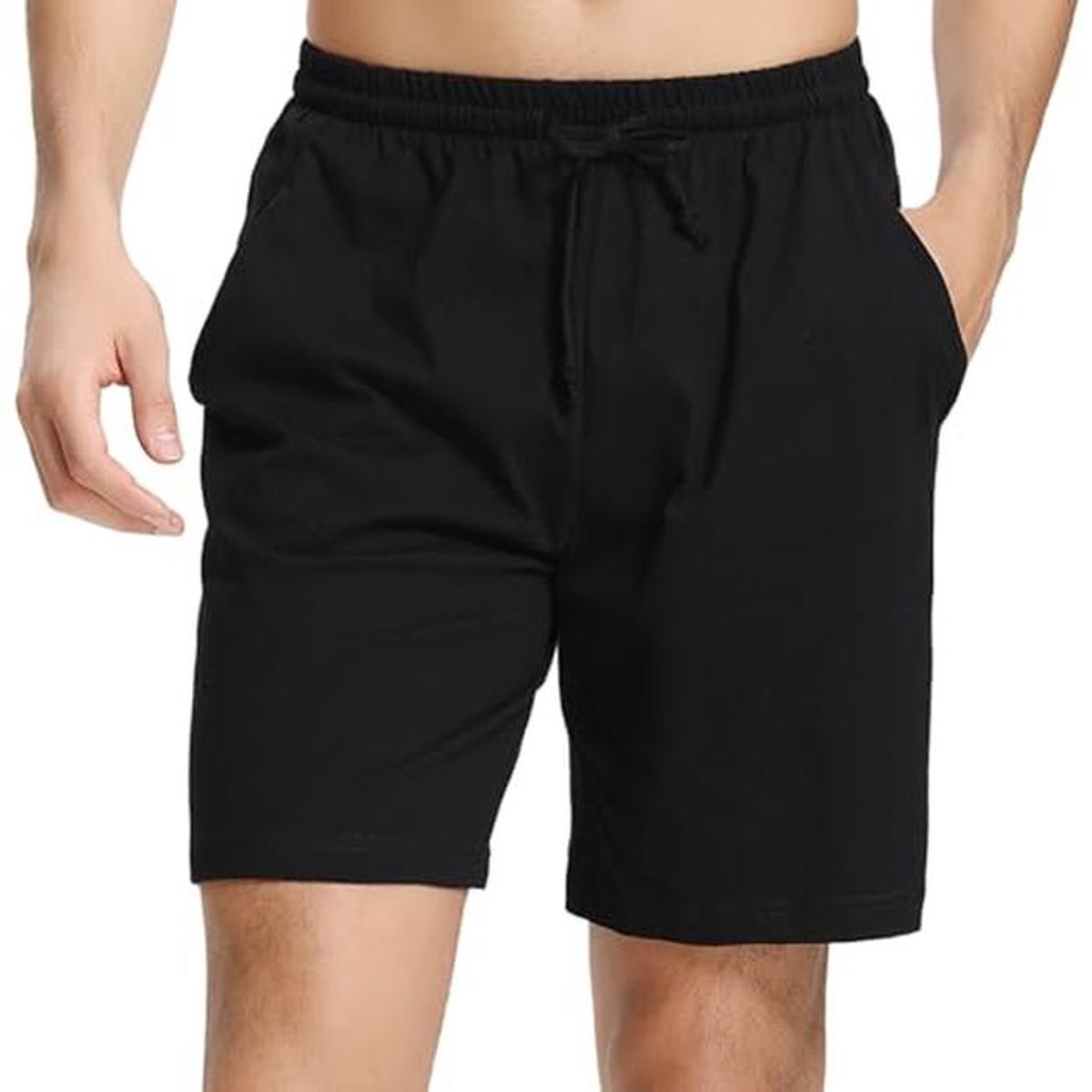 Katoenen Pyjama Shorts voor Heren - Ademend en Comfortabel voor Zomer