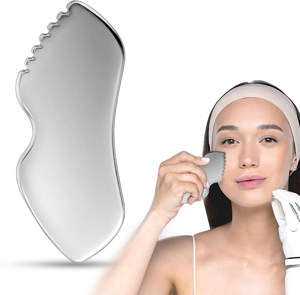 Gua Sha Massage Tool voor Gezichtsmassage en Huidverzorging