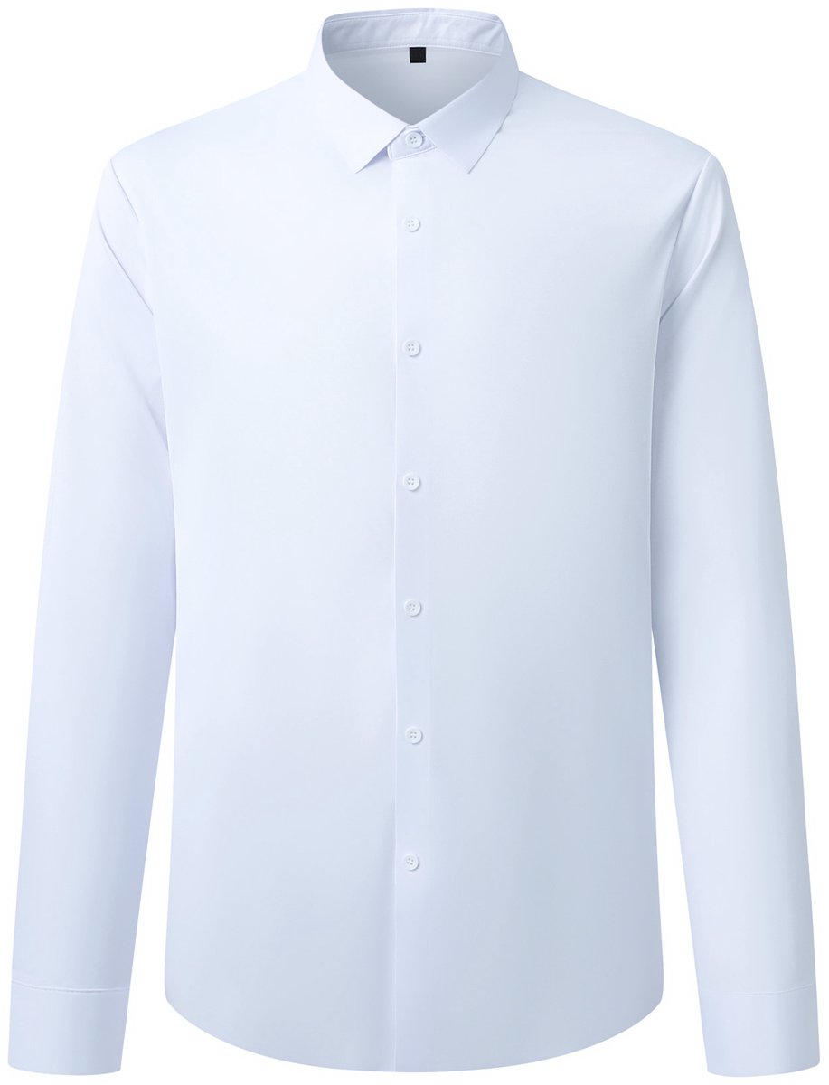 ALLTHEMEN Heren Overhemd Hoog Elastisch en UV - werend - XL