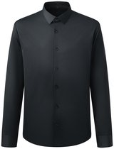 ALLTHEMEN Heren Overhemd Hoog Elastisch en UV - werend - M