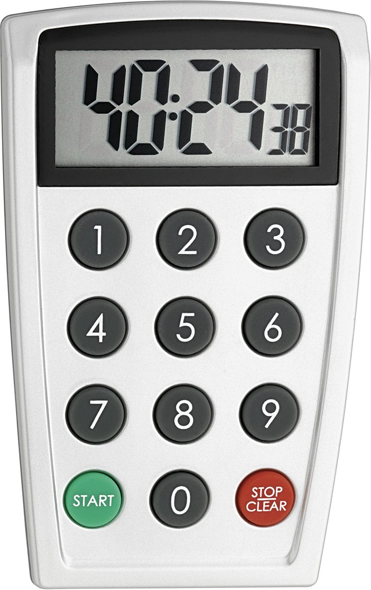 TFA Dostmann 38.2026 Timer Zilver Digitaal