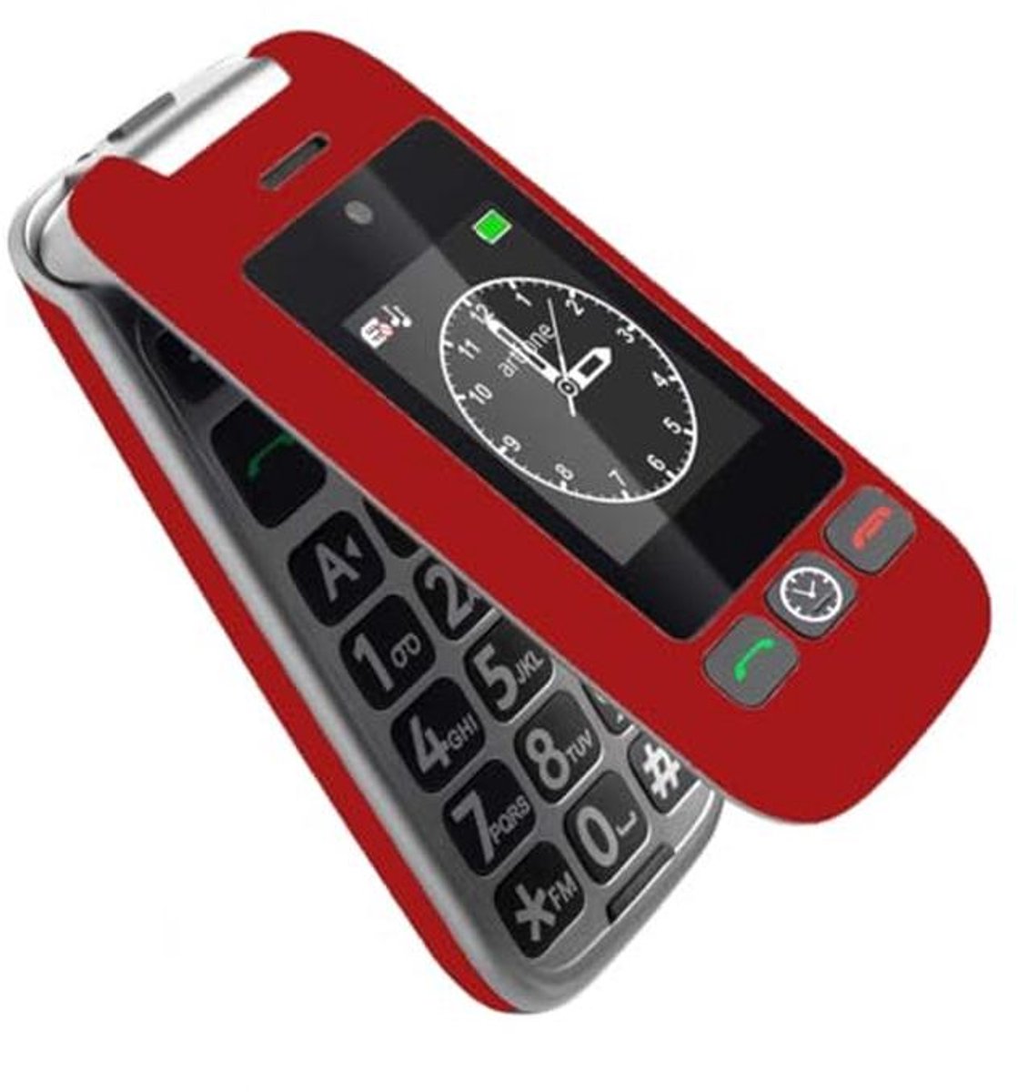 4G Vouwtelefoon voor Senioren met Grote Toetsen en SOS-knop