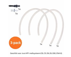 Melkslangset voor Jura ENA 9-A5-A7-A9 ENA Micro 9 - 90 en Impressa F7 F8 F85 F9 E6 E60 E8 E80 C50 C60 - HP1 - HP3