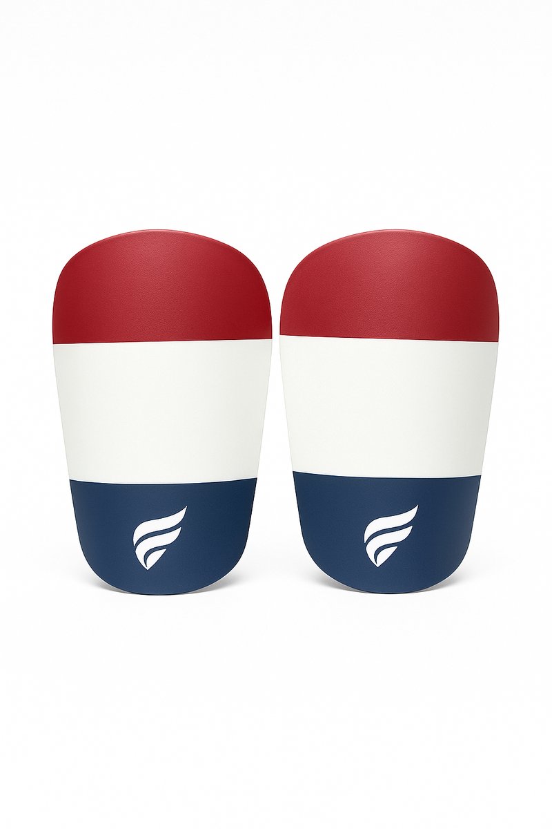 Fluards - Mini Shin Pads / Scheenbeschermers - Nederland - L (12x8cm) - Voetbal