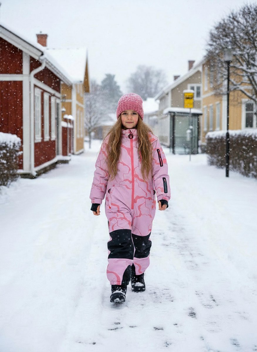 Ducksday Skipak meisje snowboard Kind snowsuit warm waterdicht winddicht – Lee Roze