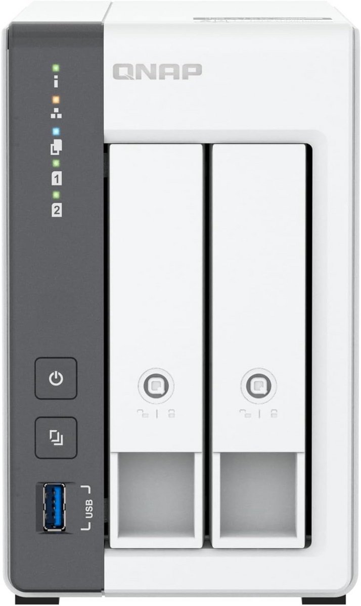 2-Bay ARM 4-Core 2GHz NAS met 4GB RAM en 2x SATA