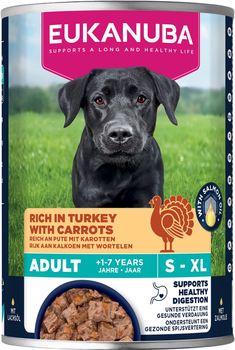 2+1 gratis: Eukanuba Life Care Dog Hondenvoer Nat Adult Lamb&Potatoes 400 gr