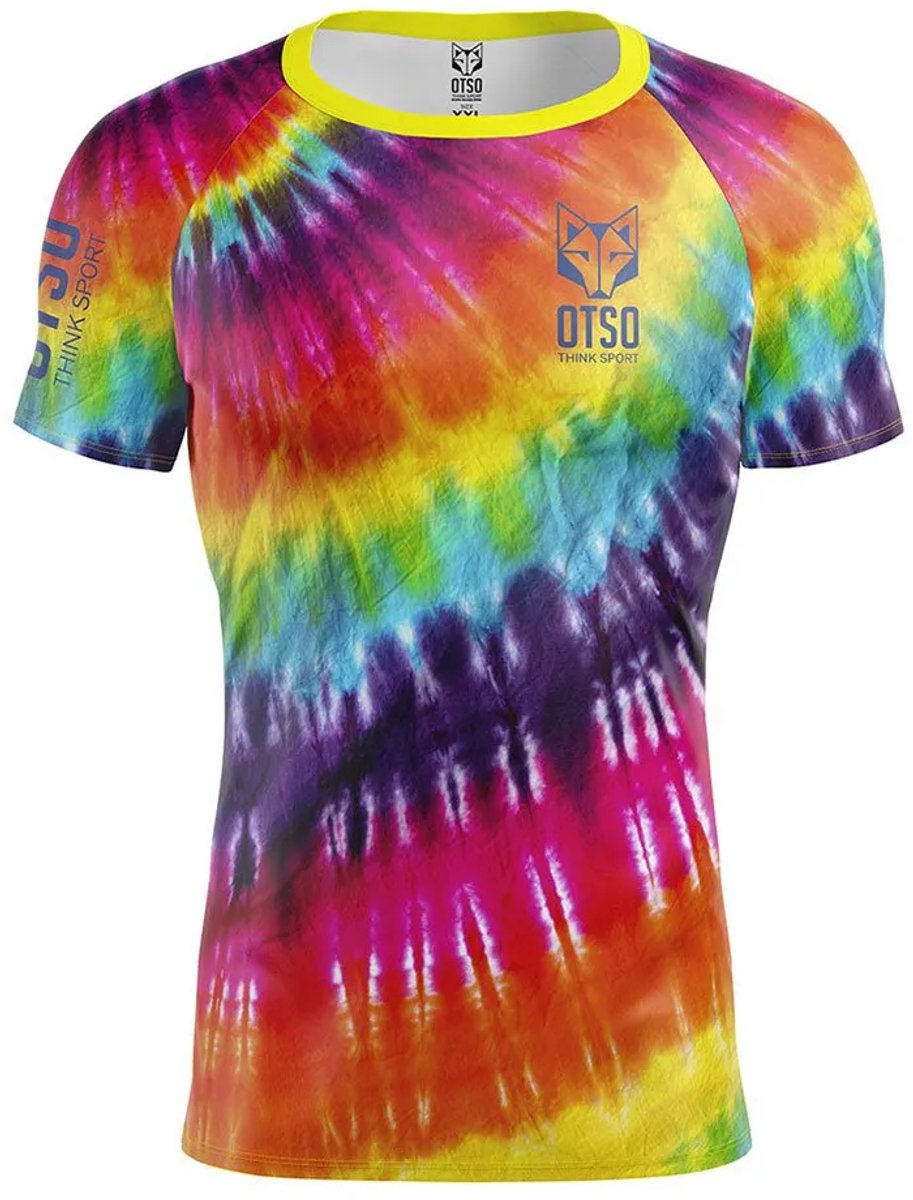 Otso Tie Dye T-shirt Met Korte Mouwen Veelkleurig XL Man