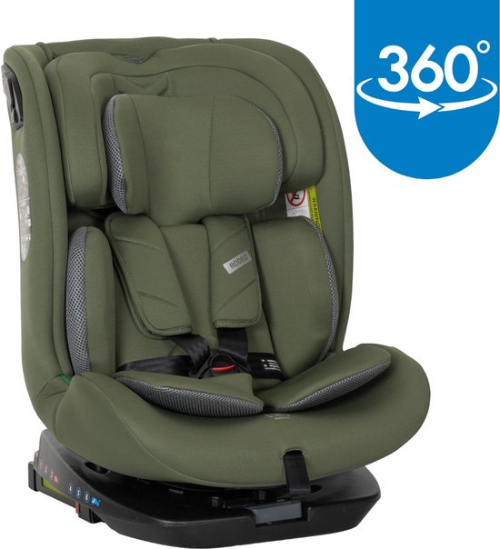 Lorelli Rodeo Green & Grey 40-150 cm 360° i-Size Autostoel