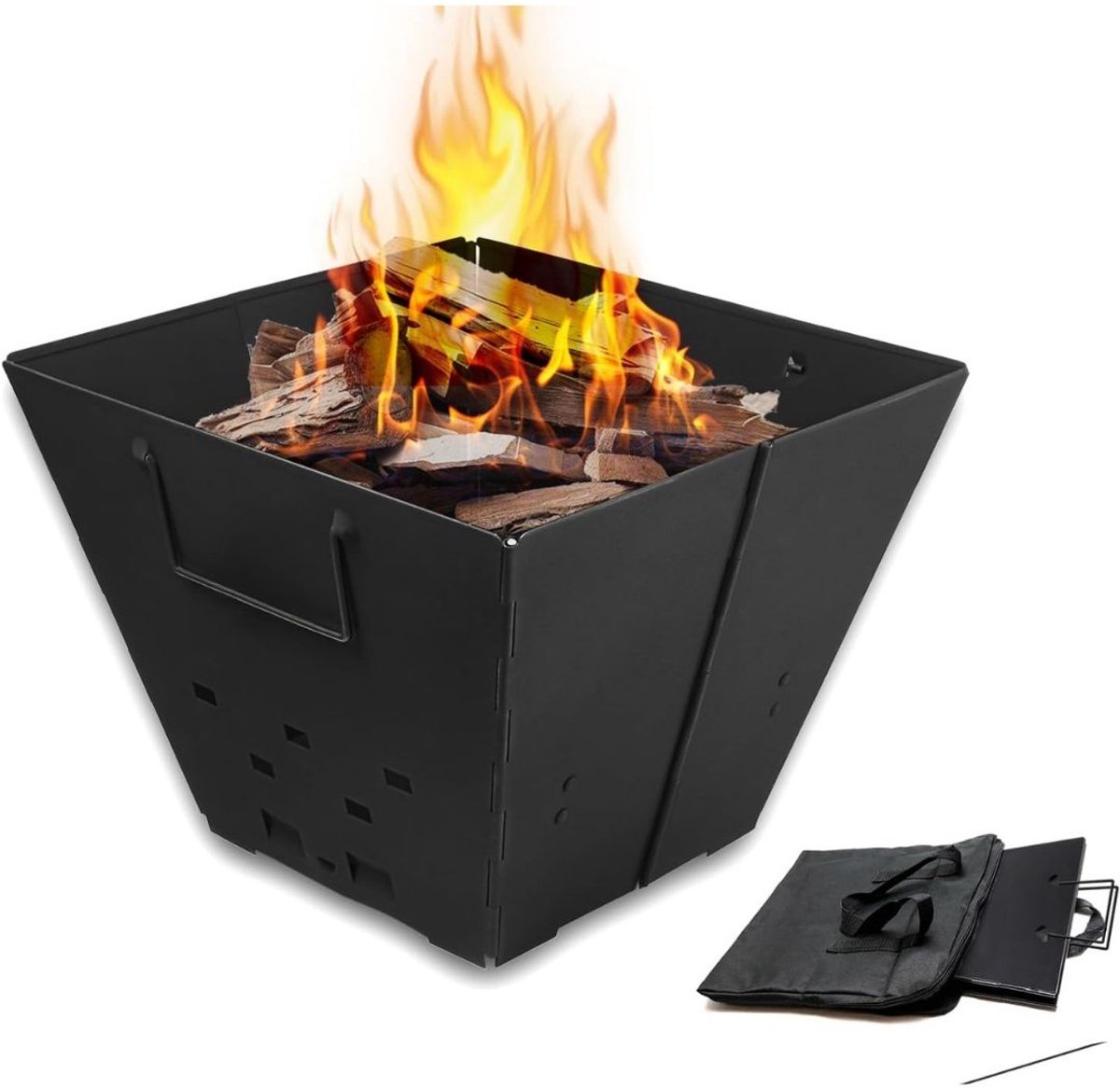 VH Supplies® Vuurkorf voor Buiten - Terrashaard - Vuurkorf - 33D x 34B x 29H