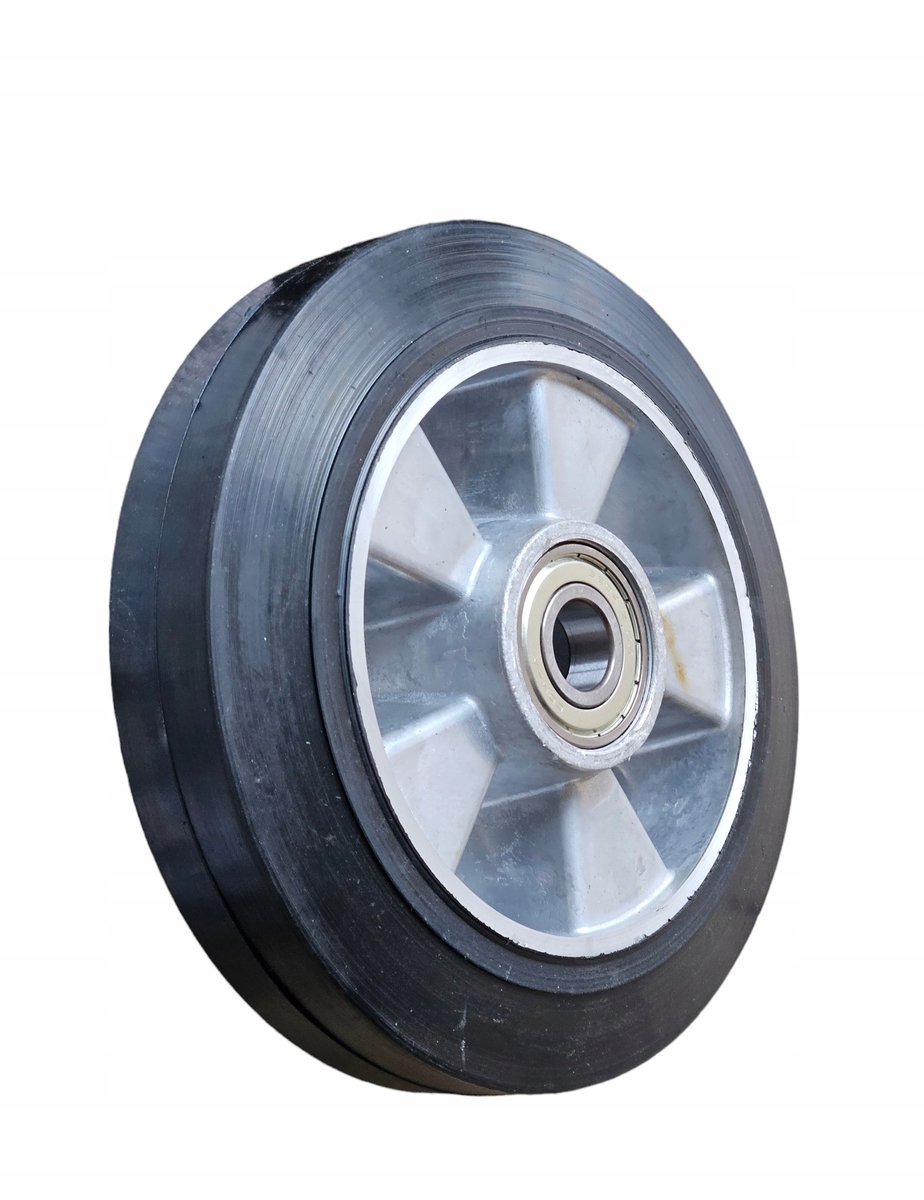 Wiko Aluminium Gomma Wiel 200mm, 400kg, Lager auto