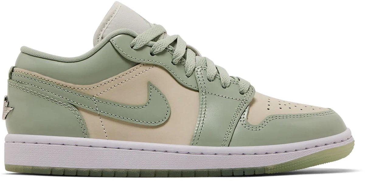 Jordan 1 Low Seafoam Sail - Dames