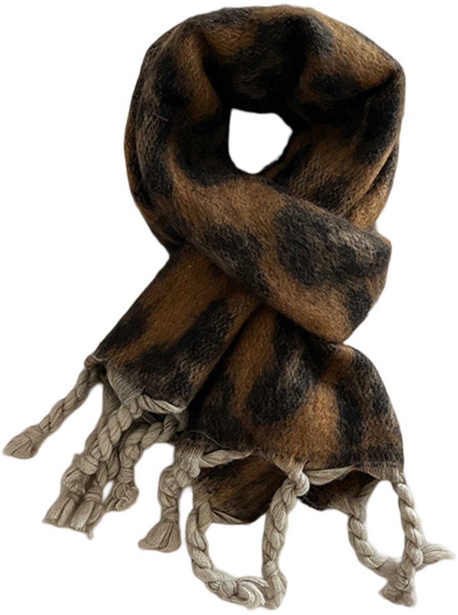 Winter Sjaal Dames - Koffiegrijs - Dames - Dagelijks, Werk & Buiten - Cadeau