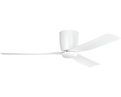 EGLO Lerici Plafondlamp met ventilator - 132cm - DC-energy saving - Wit - Dimbaar