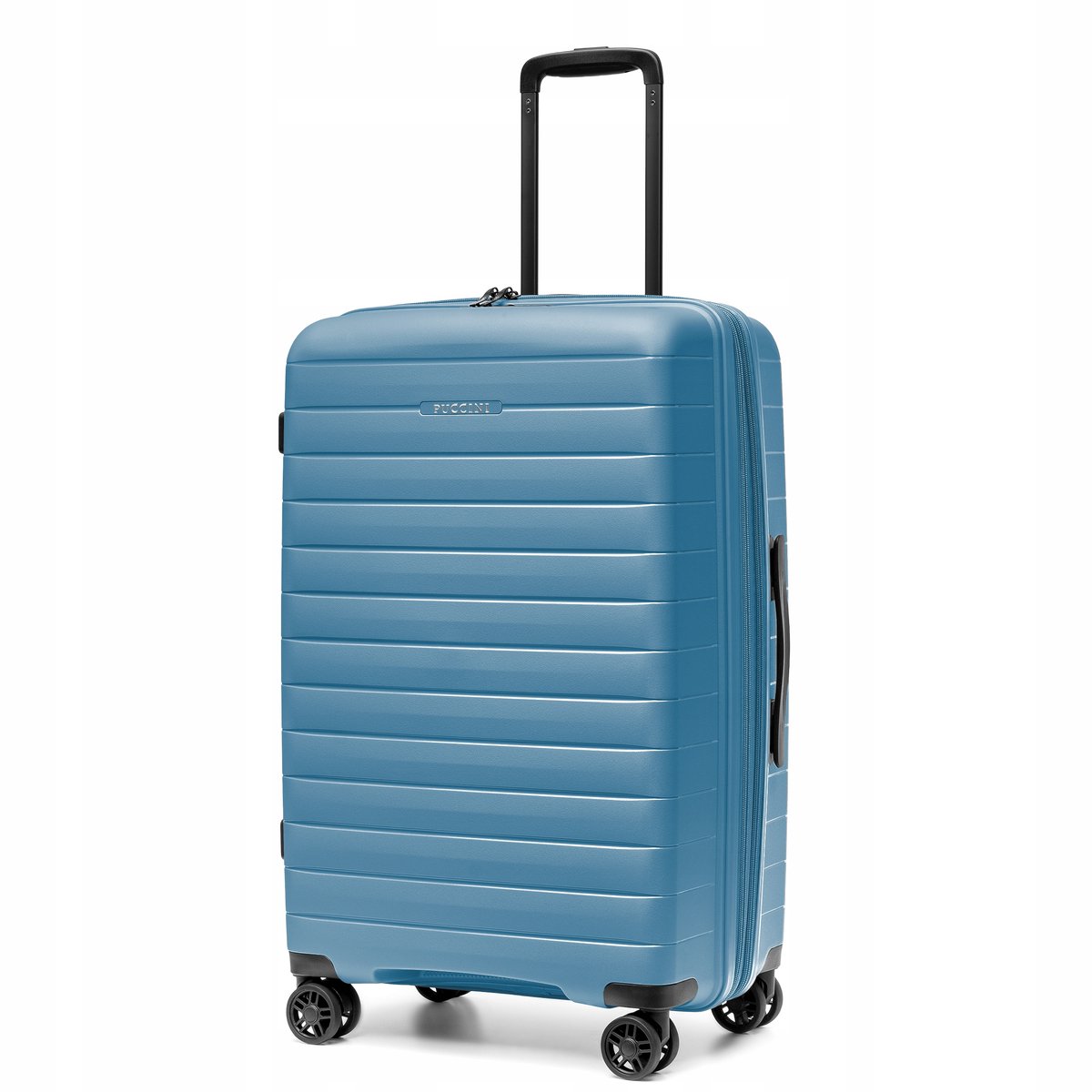 Puccini Seoul Medium Koffer met Verlengstuk PP Blauw 69cm